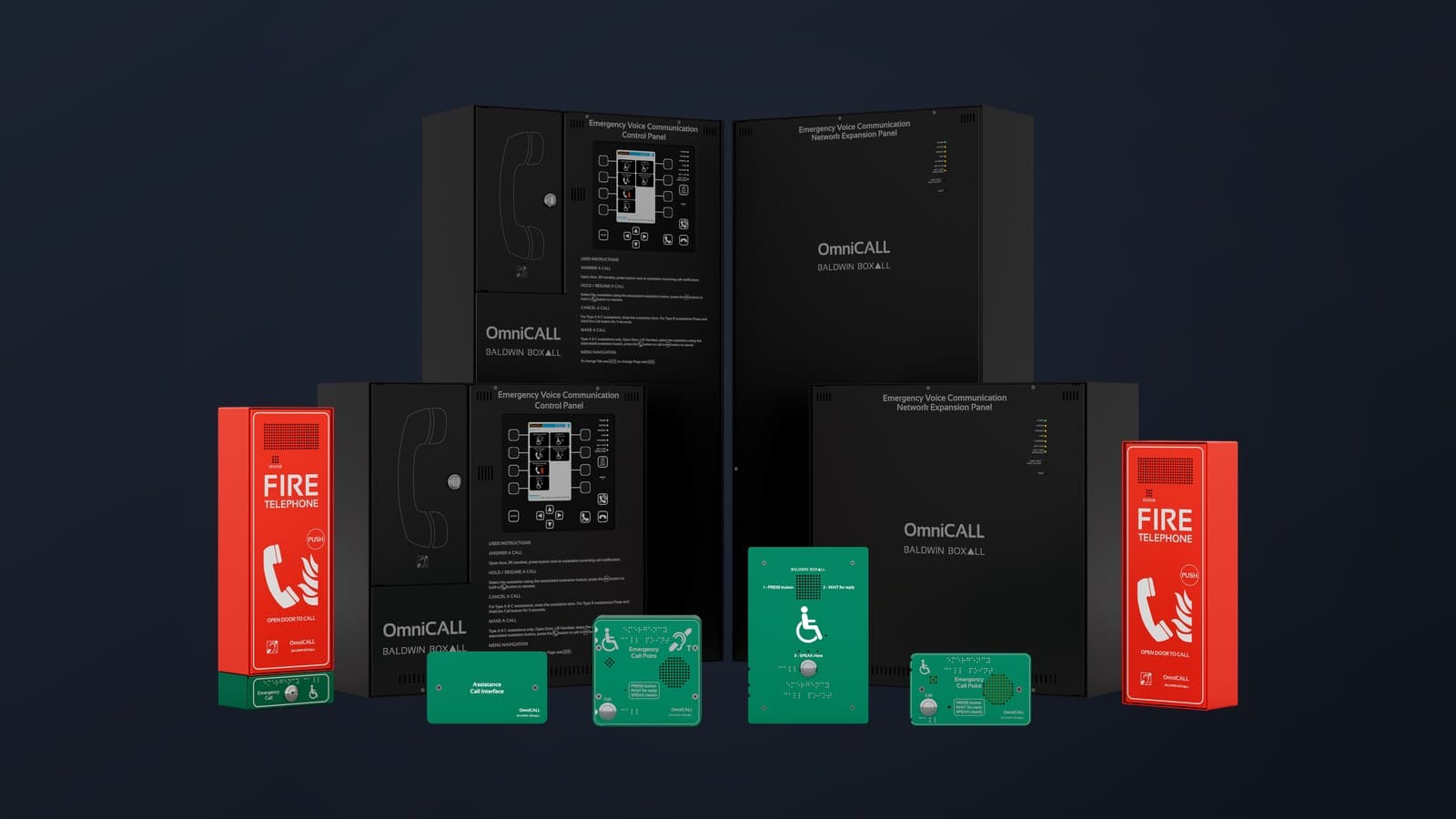 Voice alarm and emergency call systems